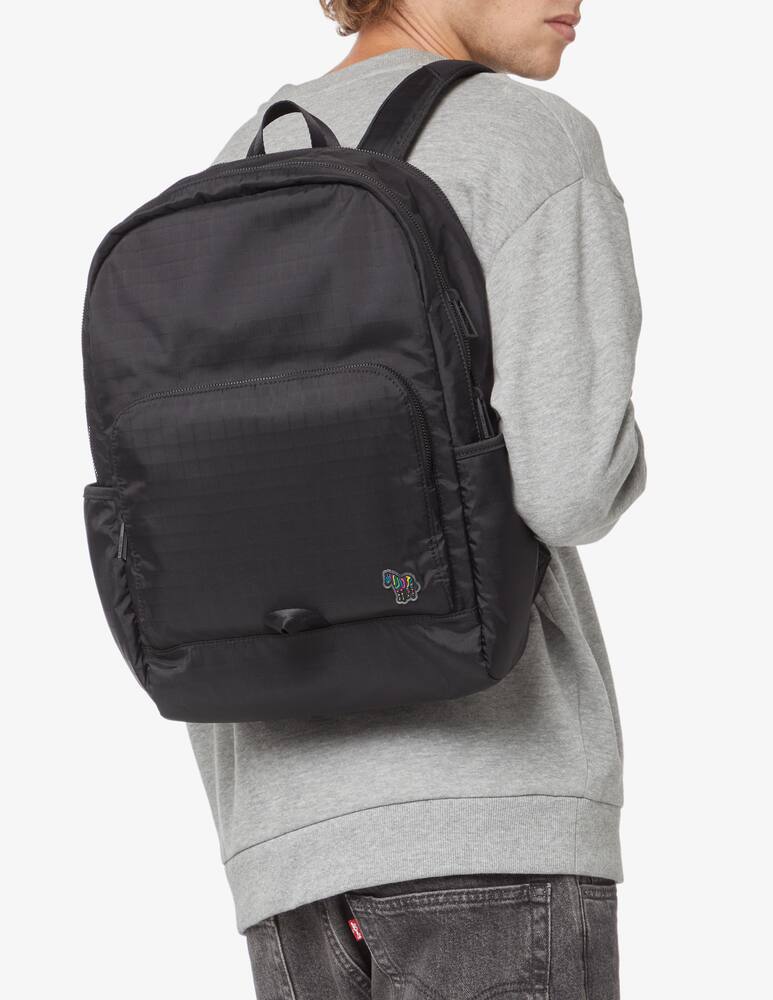 rinascente PS Paul Smith Nylon backpack zebra - Black