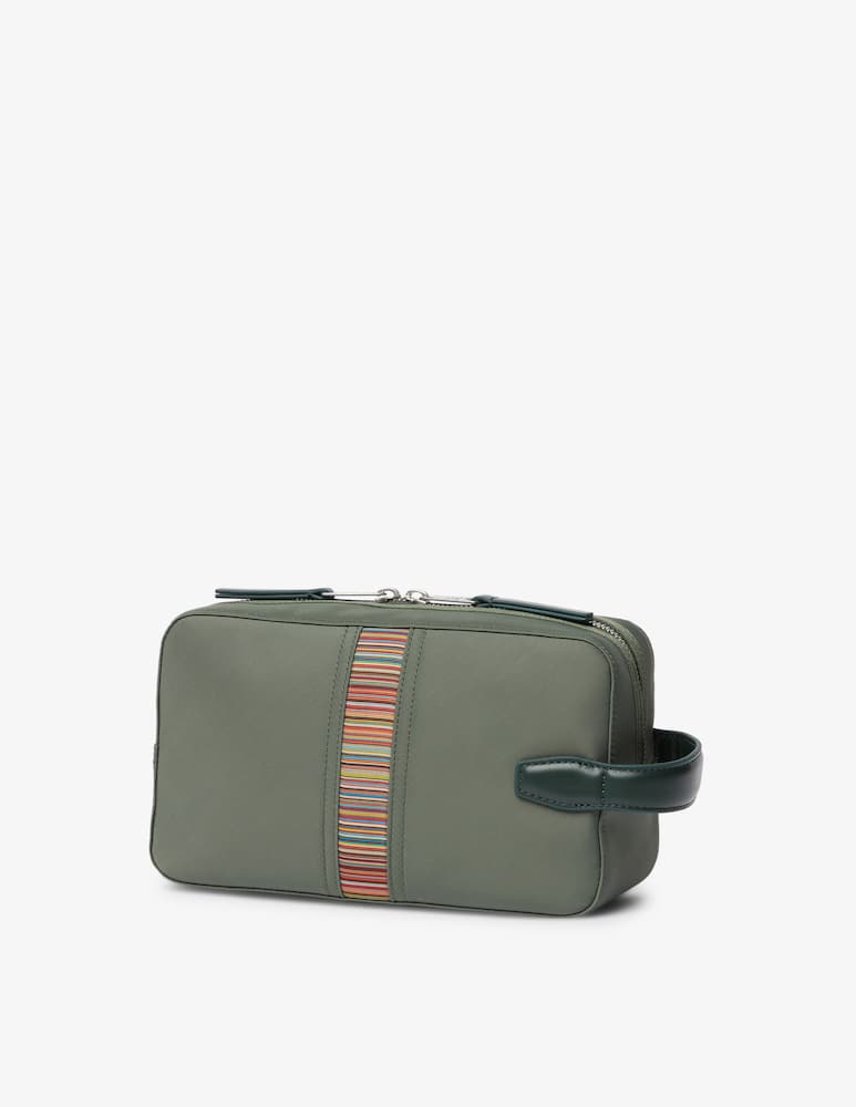 rinascente Paul Smith Beauty case a righe - verde