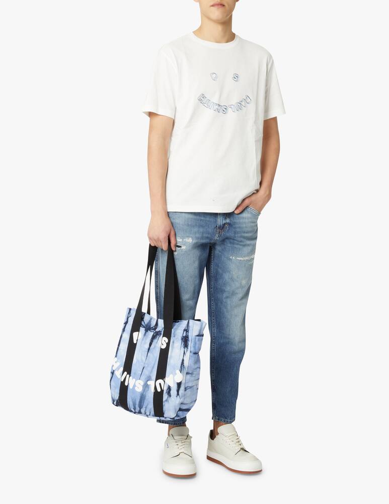 rinascente PS Paul Smith Happy tote bag - blue