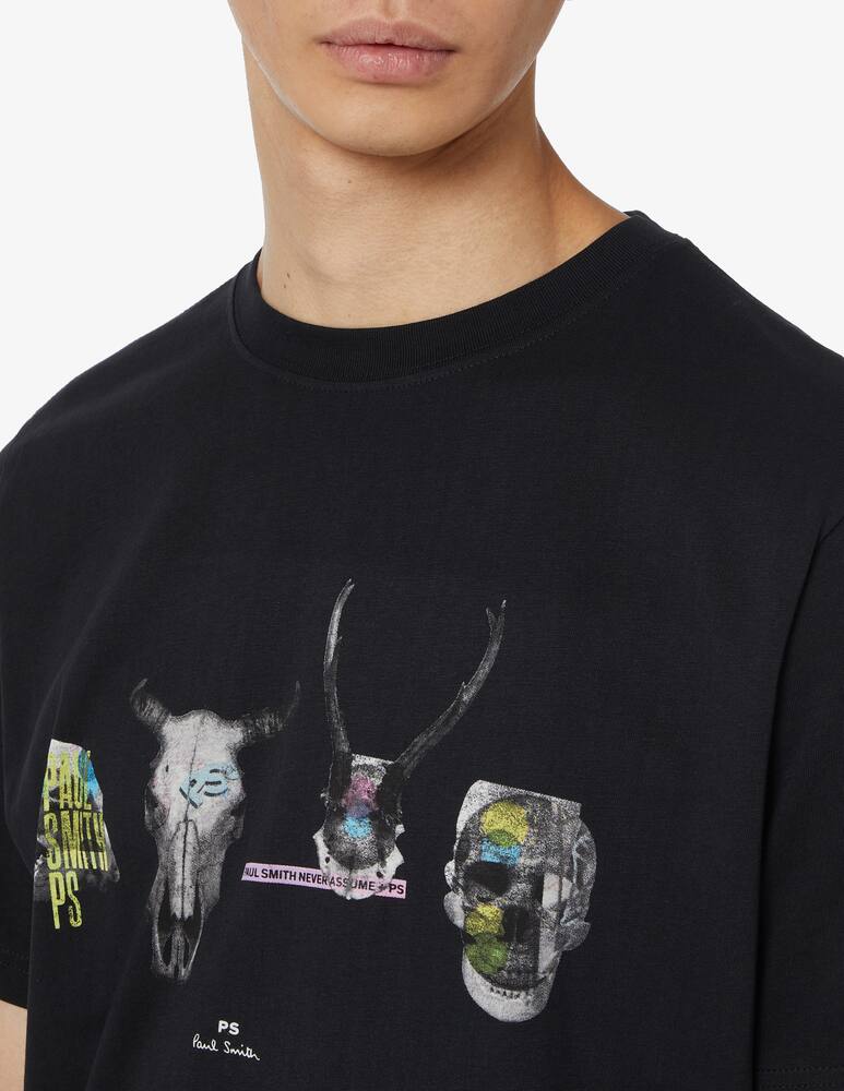 rinascente PS Paul Smith Skull t-shirt - Black