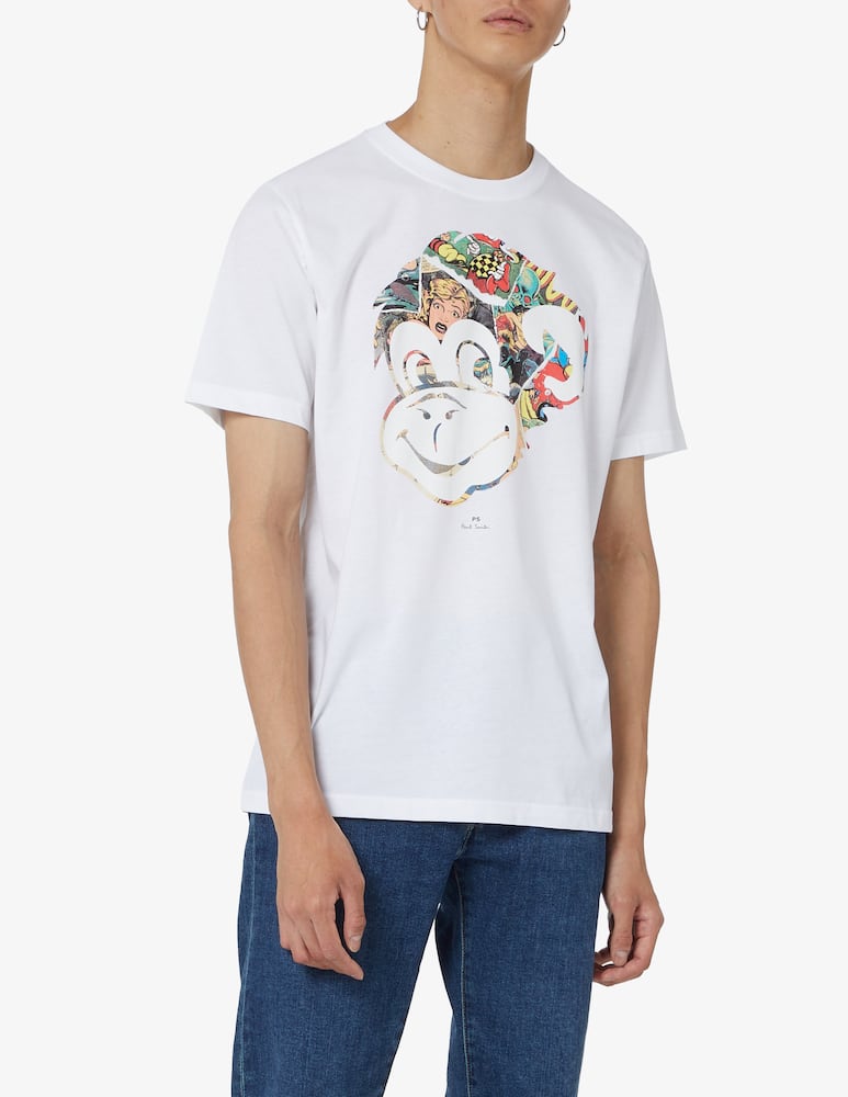 rinascente PS Paul Smith Monkey t-shirt - White