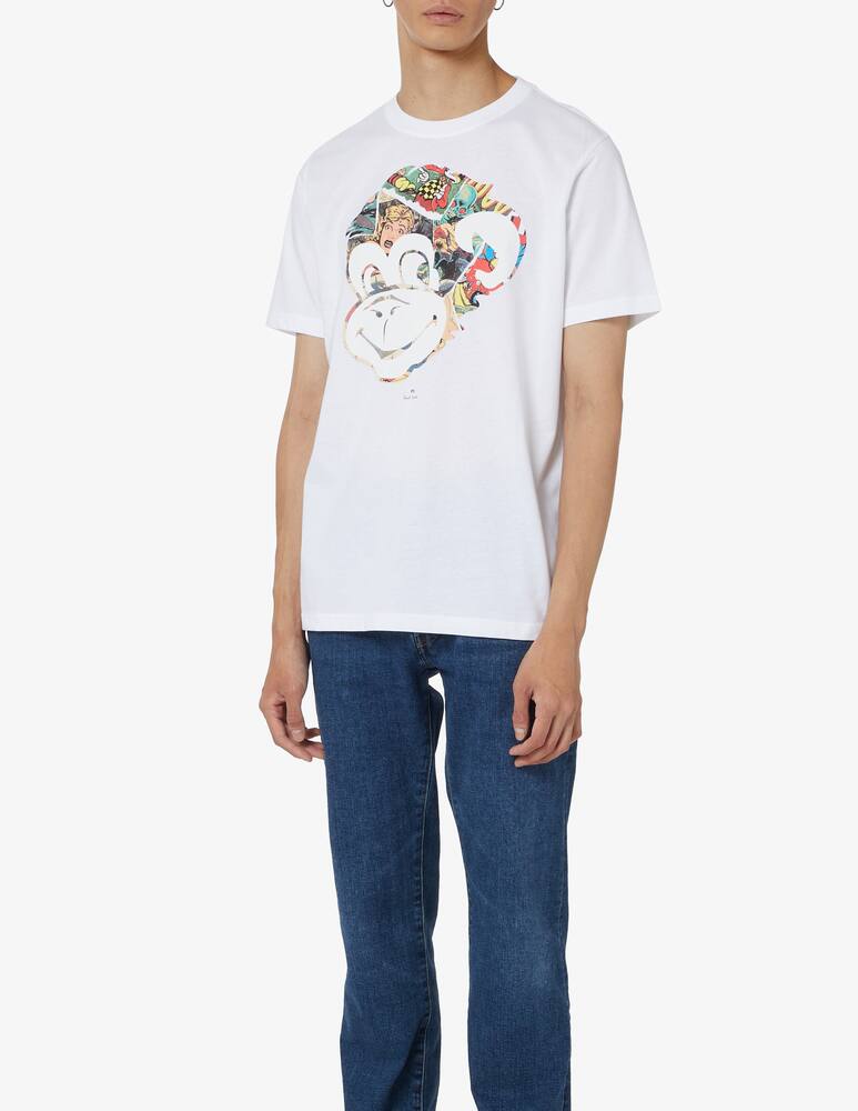 rinascente PS Paul Smith Monkey t-shirt - White