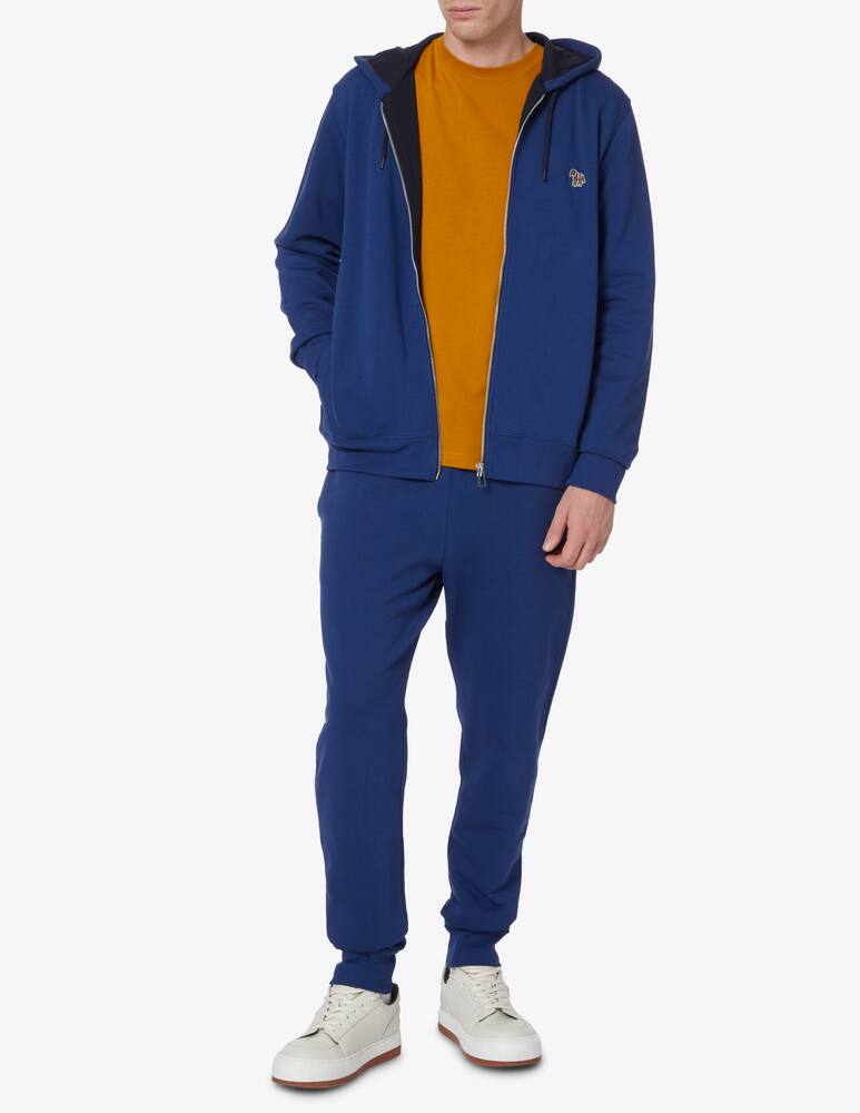 rinascente PS Paul Smith Felpa con cappuccio e zip zebra - Blu