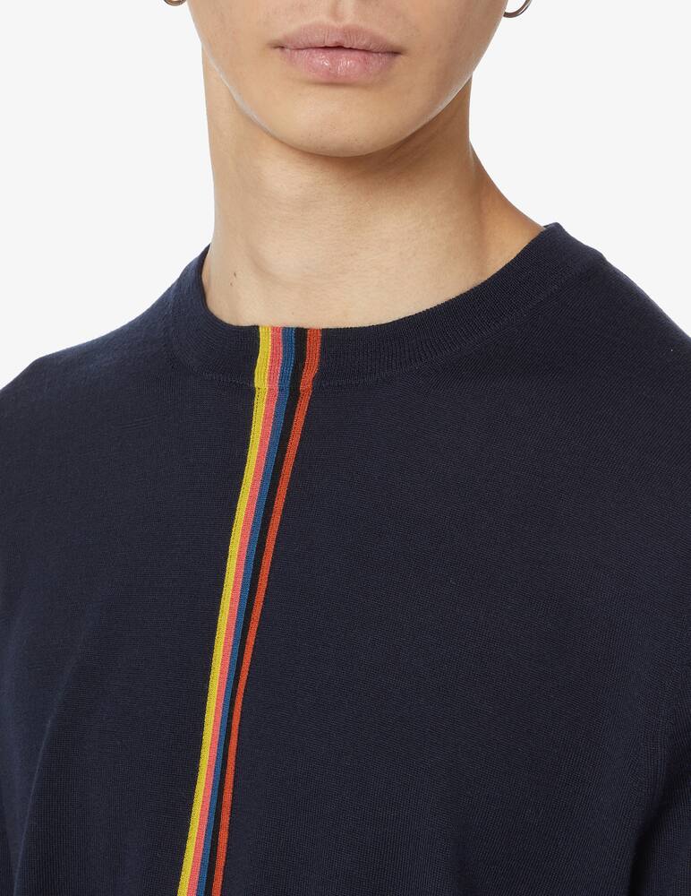 rinascente Paul Smith Crewneck jumper with stripes - Blue