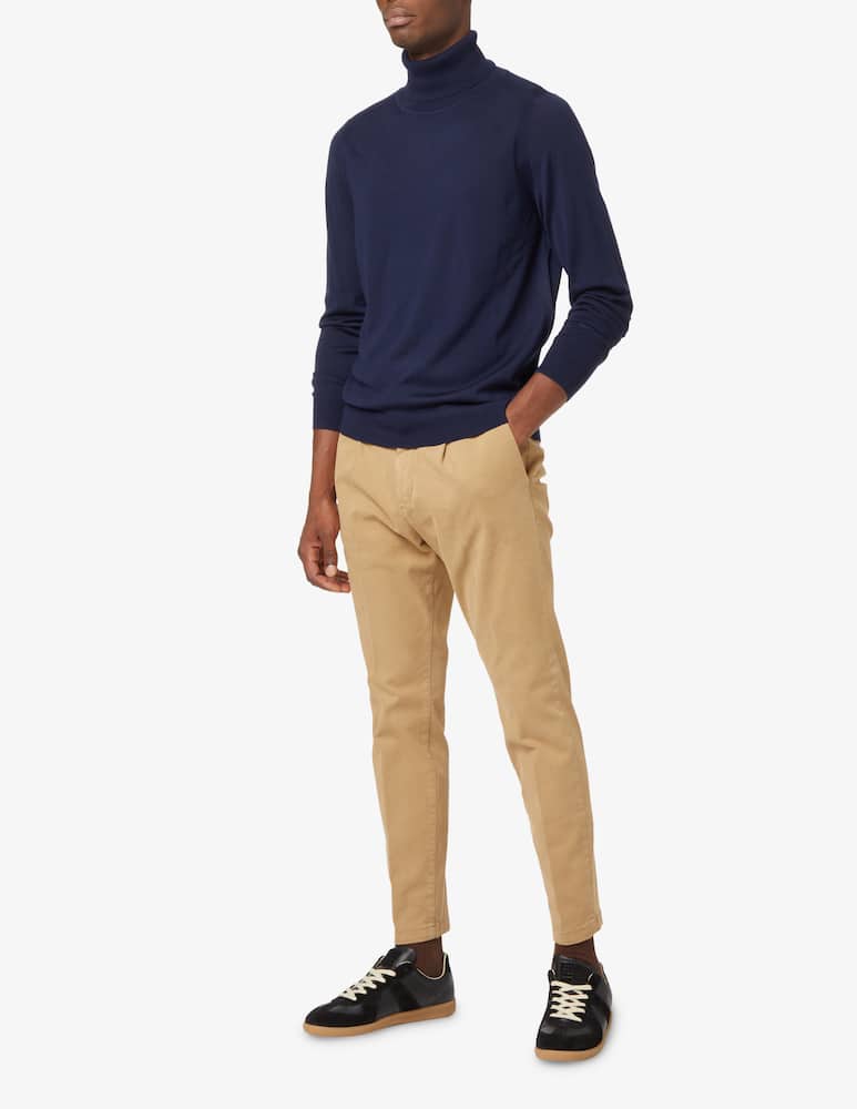 rinascente Paul Smith Striped wool turtleneck - Blue