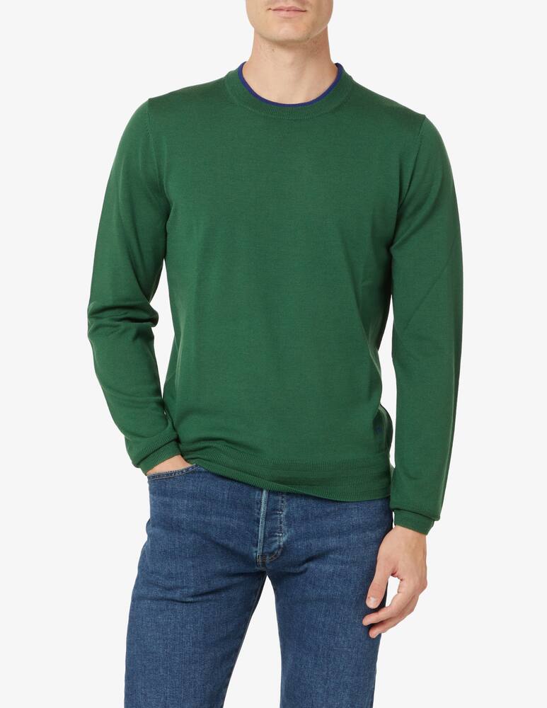 rinascente PS Paul Smith Merino wool crewneck jumper - Green