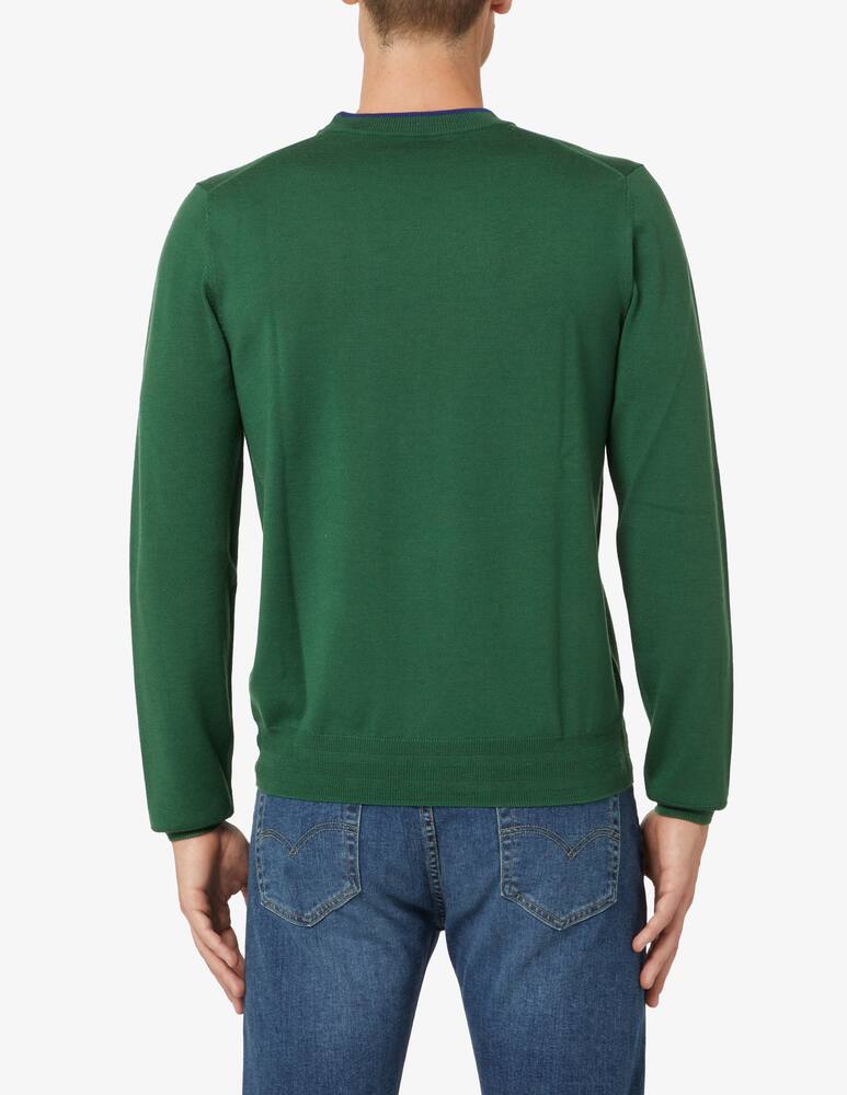 rinascente PS Paul Smith Merino wool crewneck jumper - Green