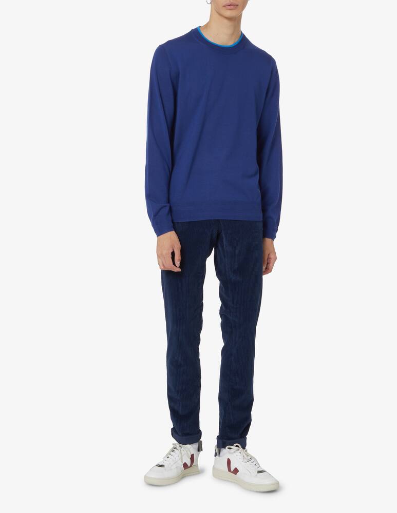 rinascente PS Paul Smith Merino wool crewneck jumper - Blue