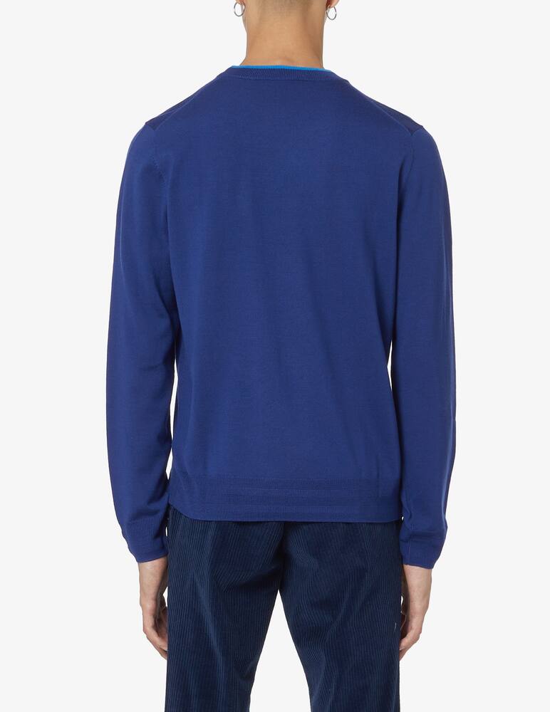 rinascente PS Paul Smith Merino wool crewneck jumper - Blue