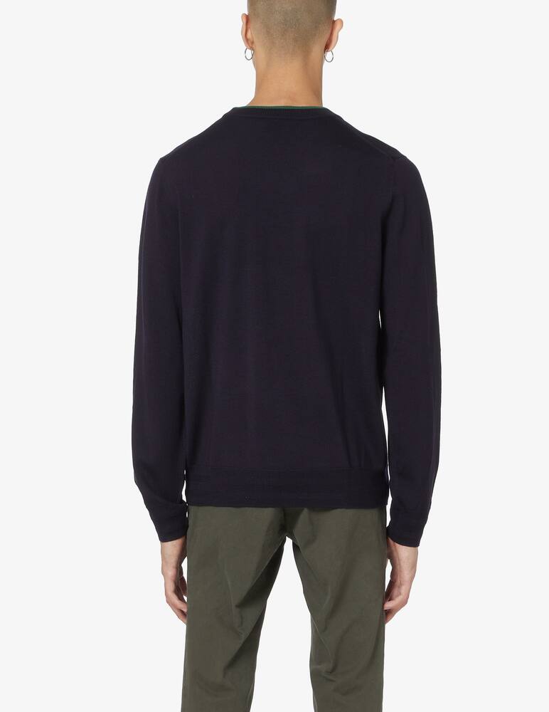 rinascente PS Paul Smith Maglia girocollo in lana merino - Blu