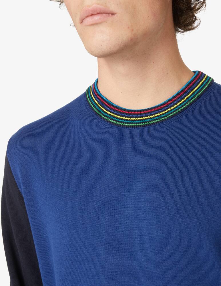 rinascente PS Paul Smith Crewneck striped jumper - Blue