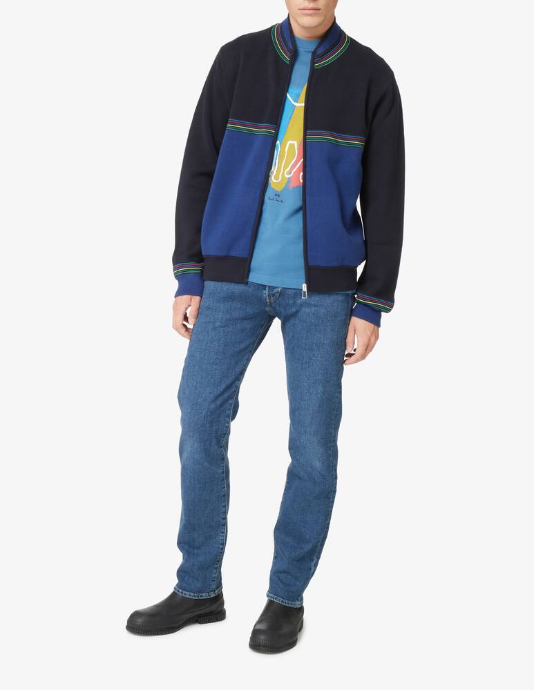 rinascente PS Paul Smith Zipped cotton sweatshirt - Blue