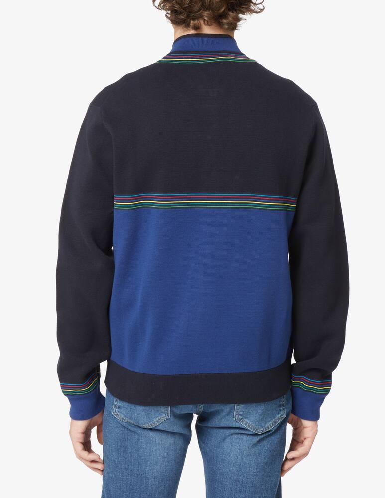 rinascente PS Paul Smith Zipped cotton sweatshirt - Blue