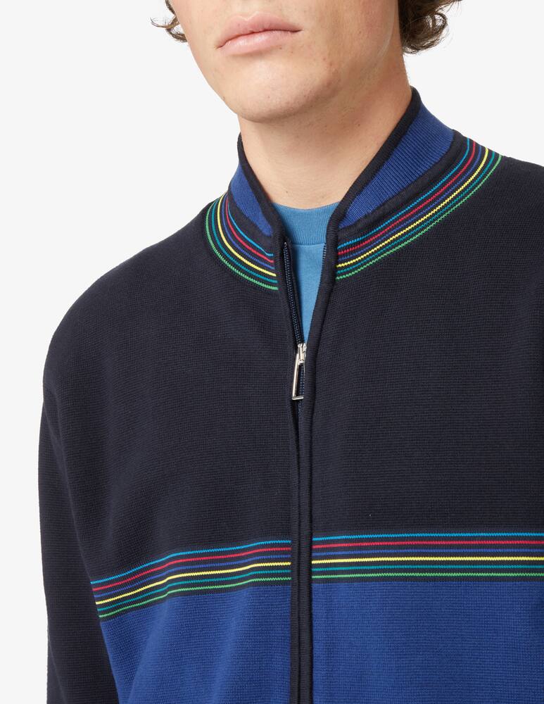 rinascente PS Paul Smith Zipped cotton sweatshirt - Blue