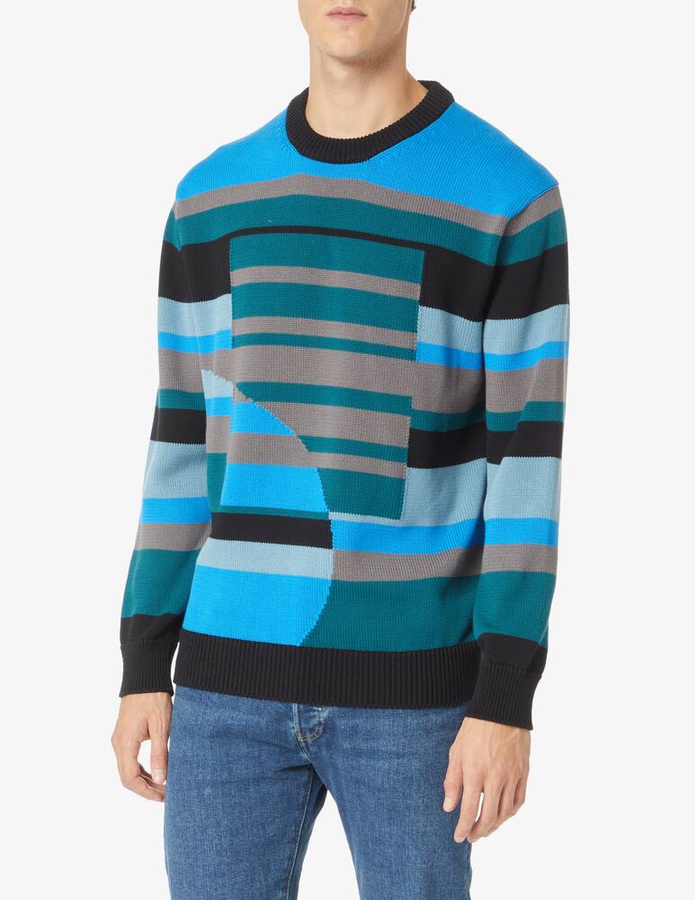 PS Paul Smith Crewneck organic cotton jumper - Multicolor - picture 1 PS Paul Smith Crewneck organic cotton jumper - Multicolor - picture 1