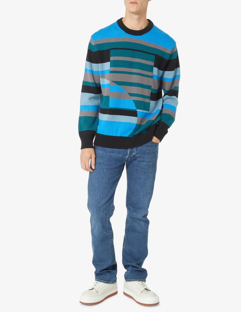 PS Paul Smith Crewneck organic cotton jumper - Multicolor - picture 2 PS Paul Smith Crewneck organic cotton jumper - Multicolor - picture 2