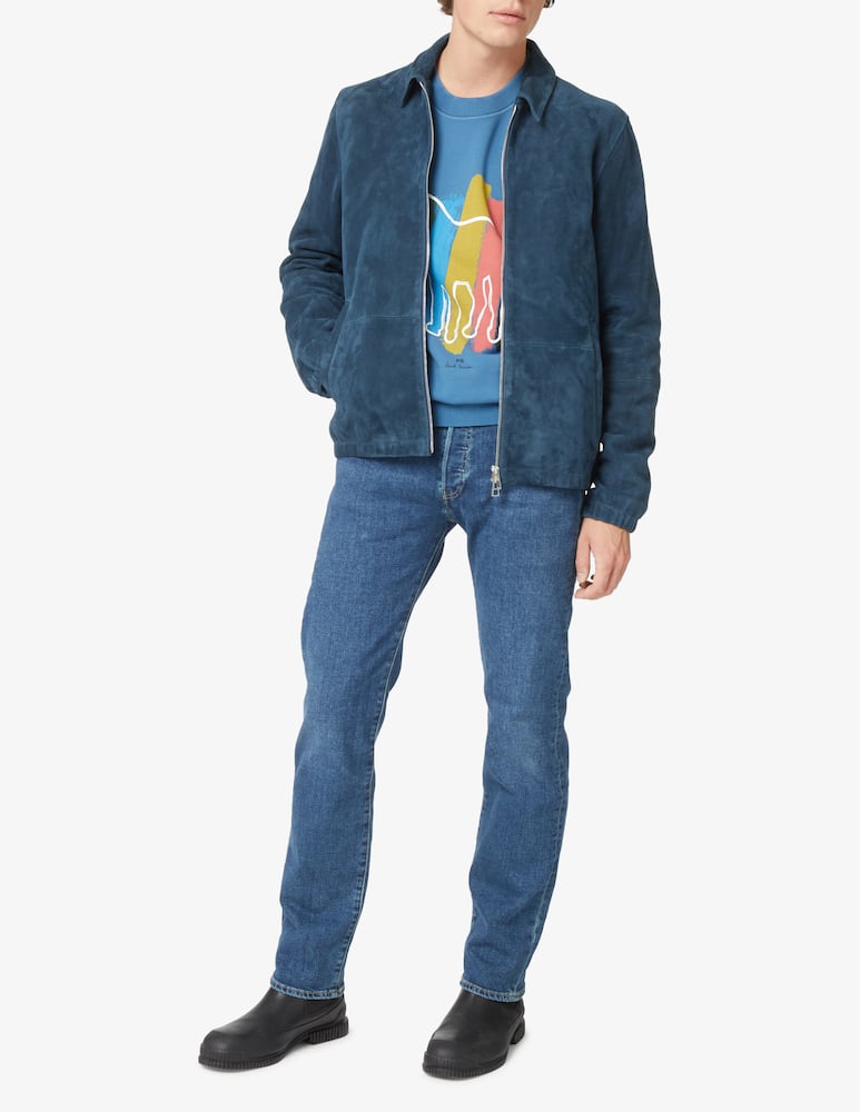 rinascente PS Paul Smith Suede jacket - Blue