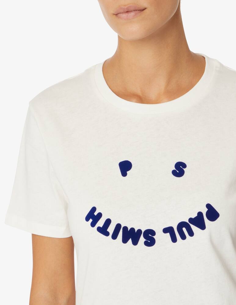 rinascente Paul Smith T-shirt in cotone Happy Flock - Bianco