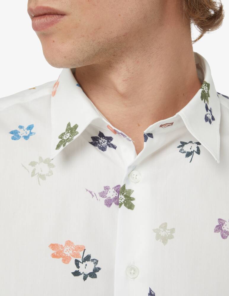 rinascente PS Paul Smith Flower shirt - White