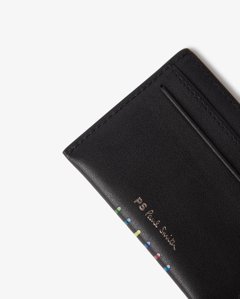 rinascente PS Paul Smith Portacarte con righe - Nero