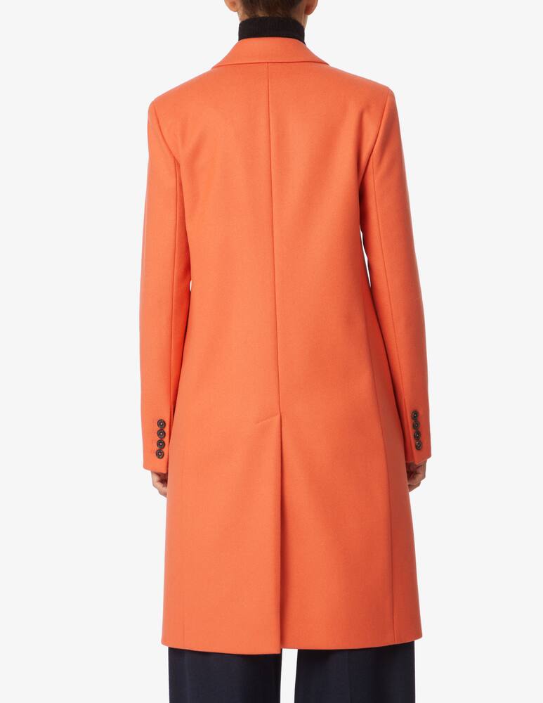 Paul Smith Wool and cashmere blend coat - Orange - picture 3 Paul Smith Wool and cashmere blend coat - Orange - picture 3