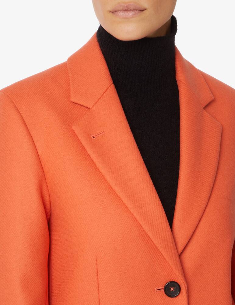 Paul Smith Wool and cashmere blend coat - Orange - picture 4 Paul Smith Wool and cashmere blend coat - Orange - picture 4