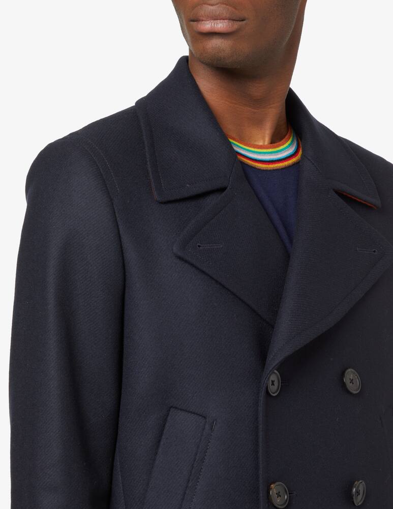rinascente PS Paul Smith Pea coat - navy