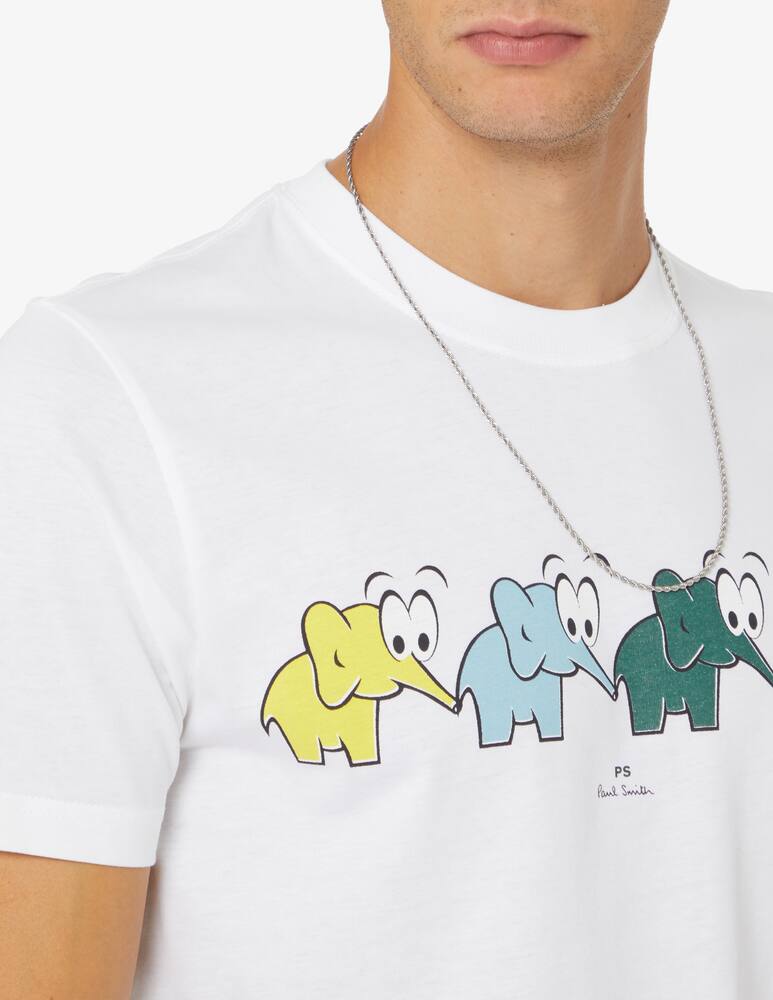 rinascente PS Paul Smith Elefants t-shirt - White