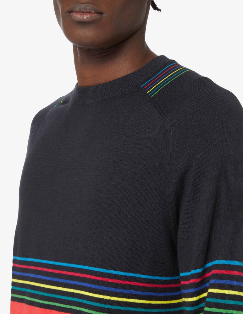 rinascente PS Paul Smith Maglia girocollo a blocchi di colore - Rosso