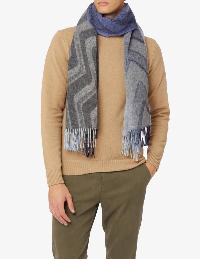 rinascente Paul Smith Sciarpa zigzag waterfall - Grigio