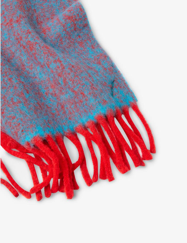 rinascente Paul Smith Sciarpa in misto lana con frange - Blu