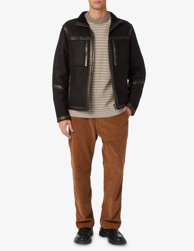 rinascente Belstaff Tundra leather jacket - Brown