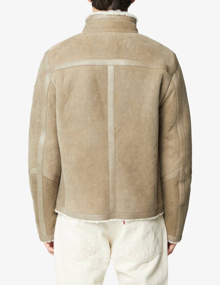 rinascente Belstaff Tundra leather jacket - Beige
