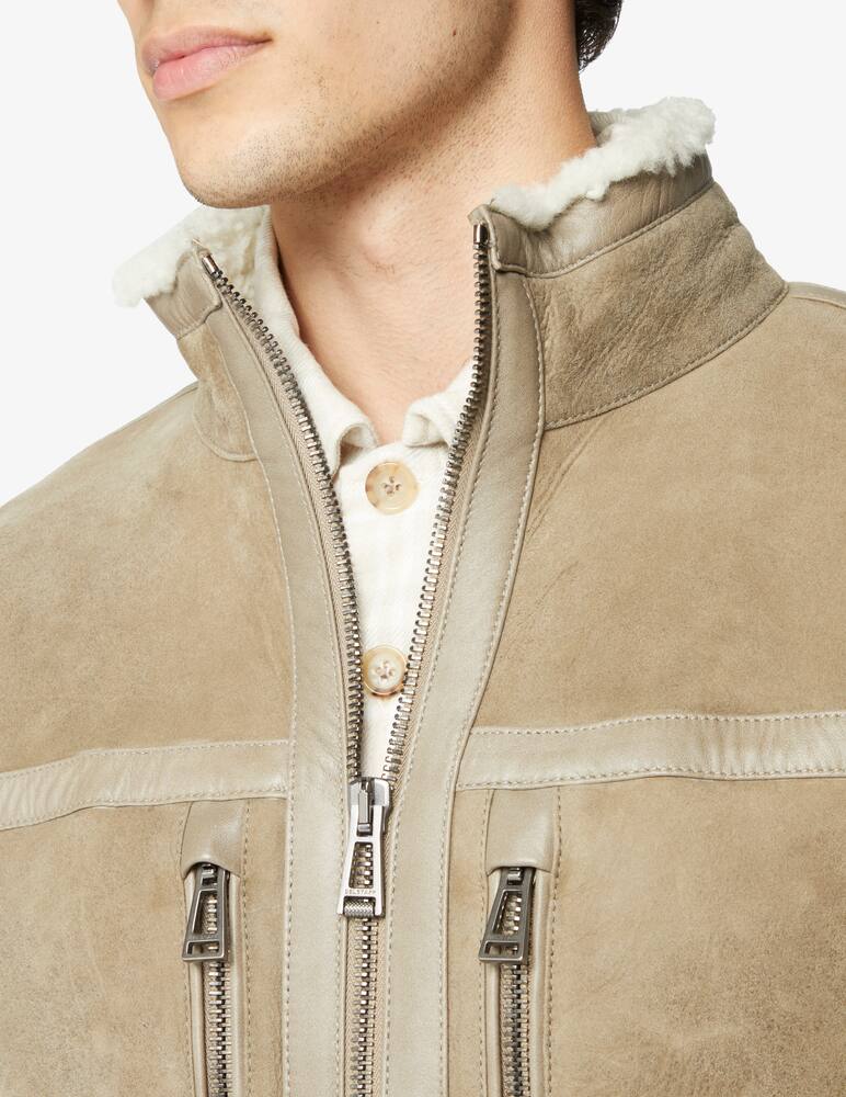 rinascente Belstaff Tundra leather jacket - Beige