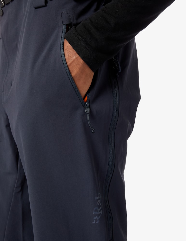 rinascente Rab Ski bib softshell khroma ascendor pants - Blue
