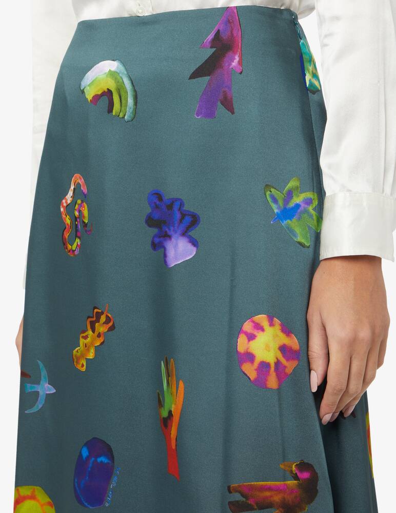 rinascente Paul Smith Gonna midi con stampa