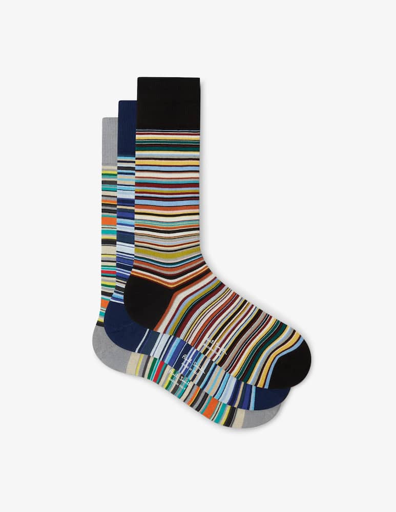 PS Paul Smith Stripe pattern socks set - picture 1 PS Paul Smith Stripe pattern socks set - picture 1