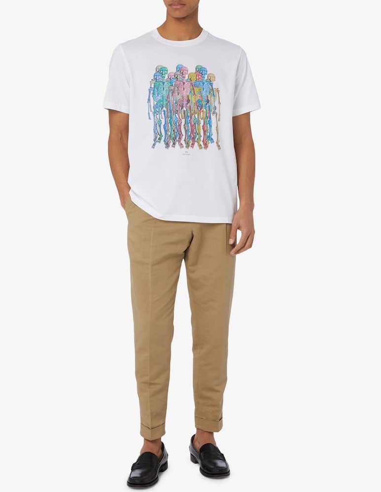 rinascente PS Paul Smith Regular fit skeletons t-shirt 