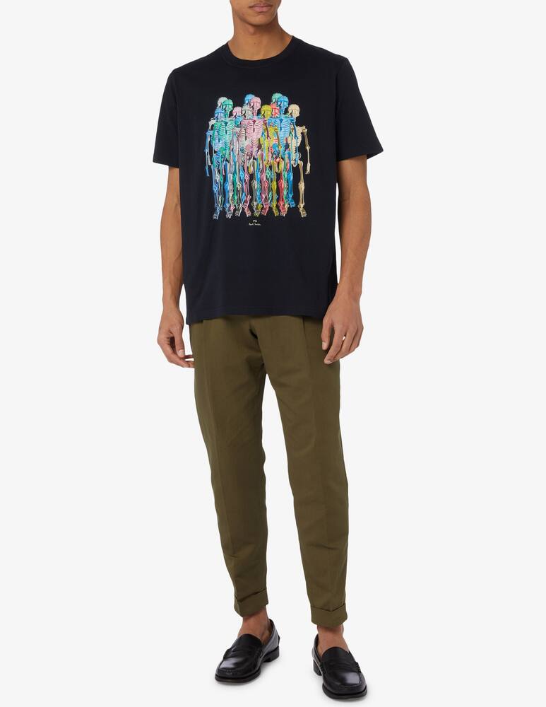 rinascente PS Paul Smith Regular fit skeletons t-shirt 