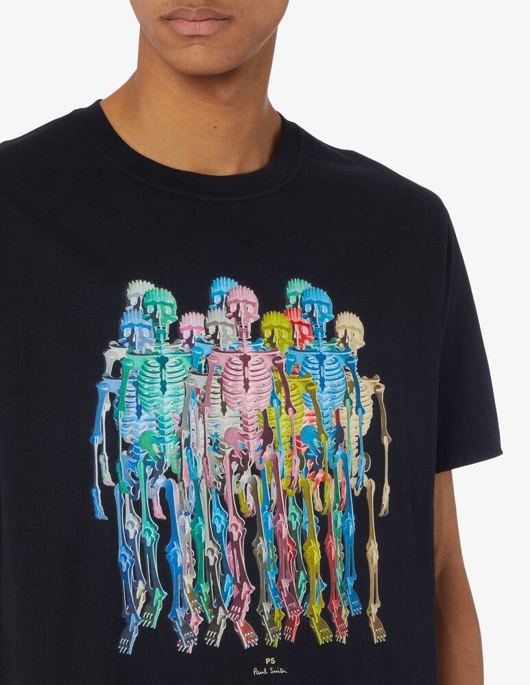rinascente PS Paul Smith Regular fit skeletons t-shirt 