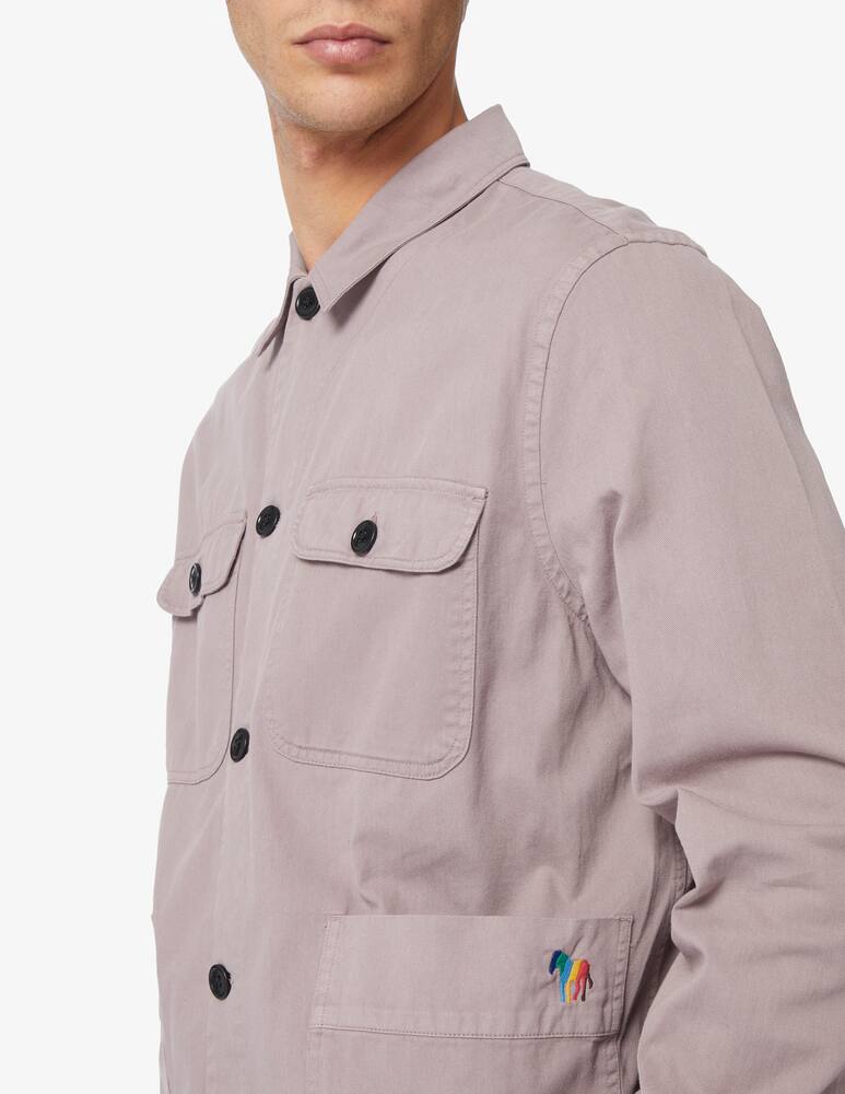 rinascente PS Paul Smith Casual fit zebra overshirt