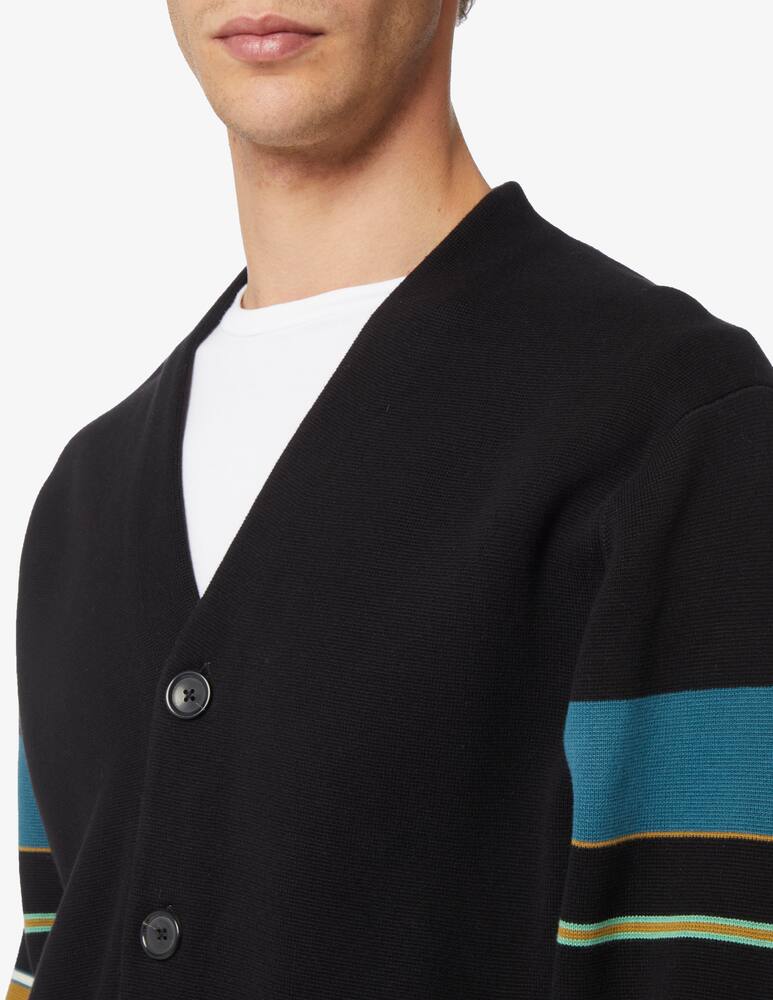 PS Paul Smith Button multi stripes cardigan - picture 4 PS Paul Smith Button multi stripes cardigan - picture 4