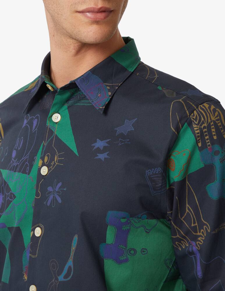 rinascente PS Paul Smith Camicia regular fit con stampa