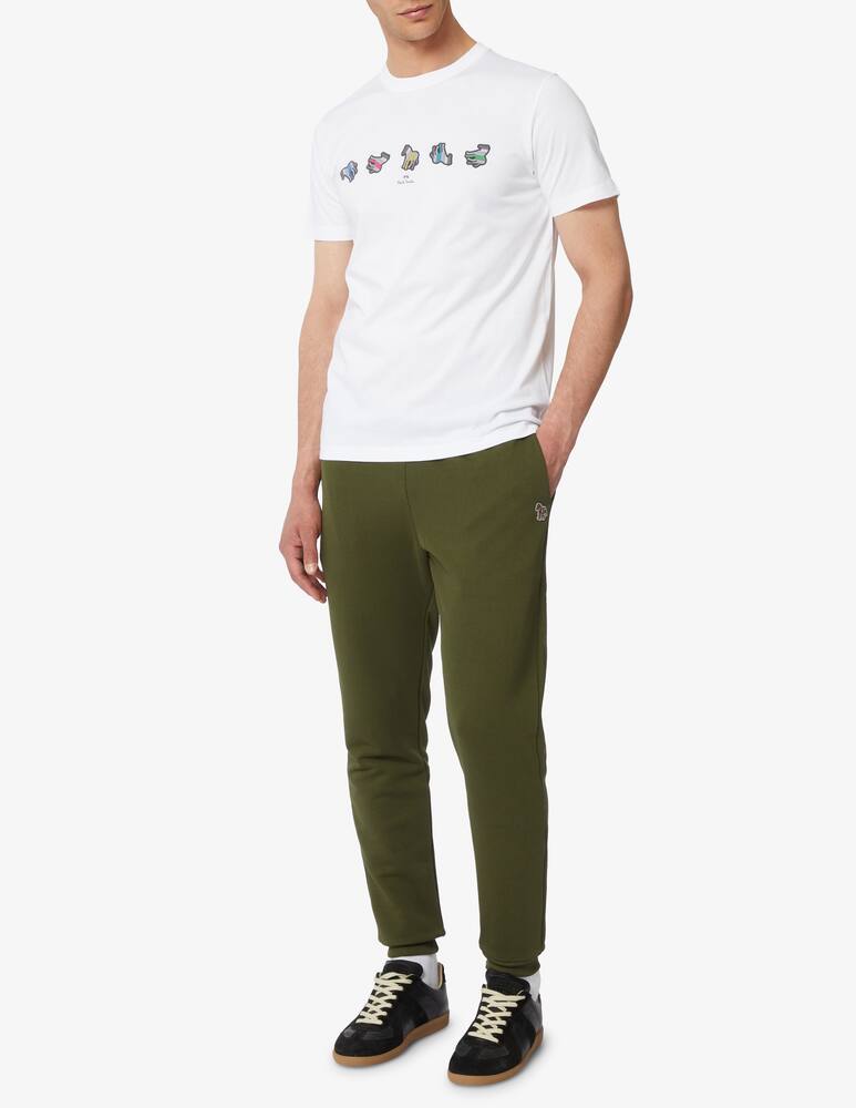 rinascente PS Paul Smith Zebra repeat slim fit t-shirt