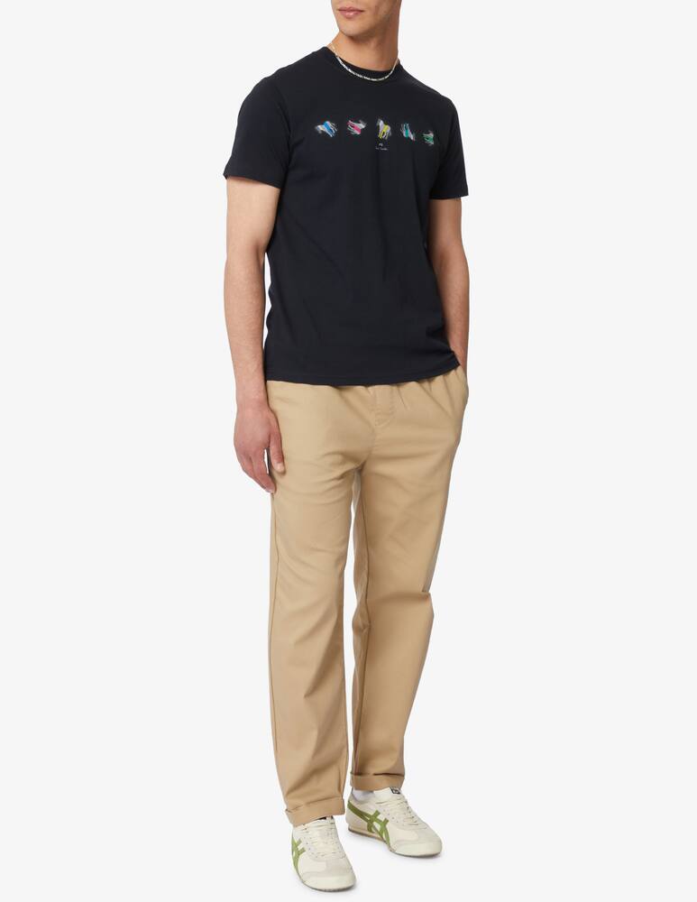 rinascente PS Paul Smith Zebra repeat slim fit t-shirt