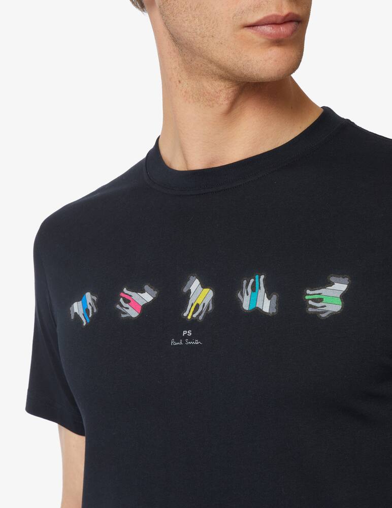 rinascente PS Paul Smith Zebra repeat slim fit t-shirt