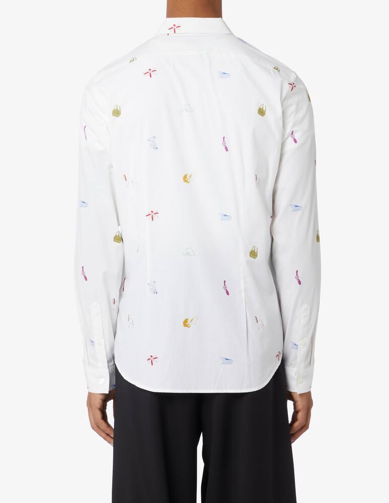 rinascente PS Paul Smith Slim fit pattern print shirt