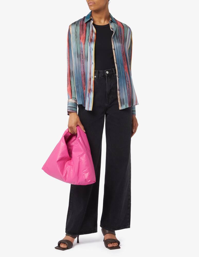 Paul Smith Men's Camicia in Lino Blue main image 1