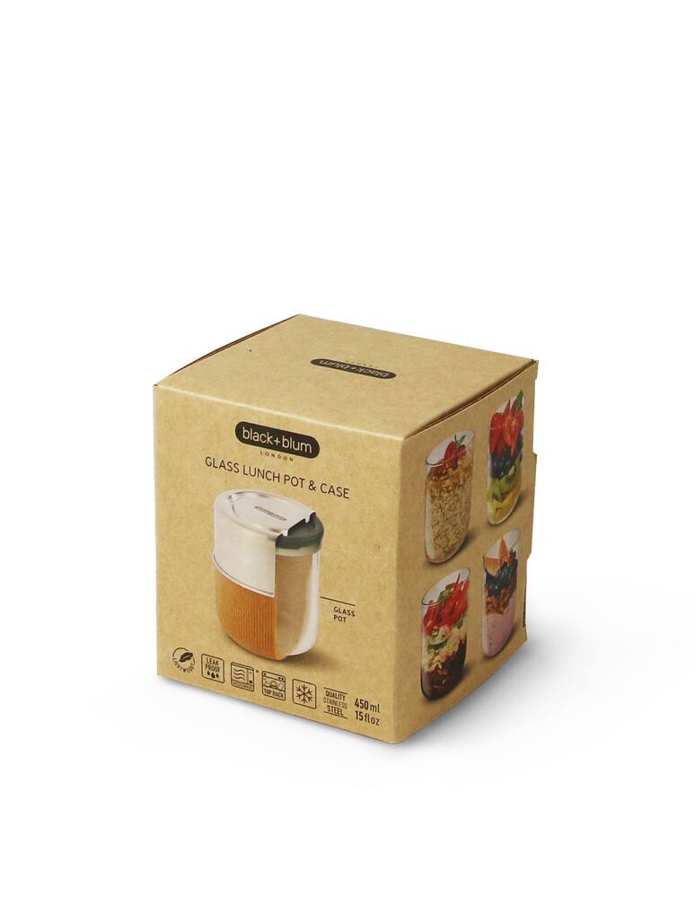 rinascente Black&Blum Lunch Pot 450ml - Marrone