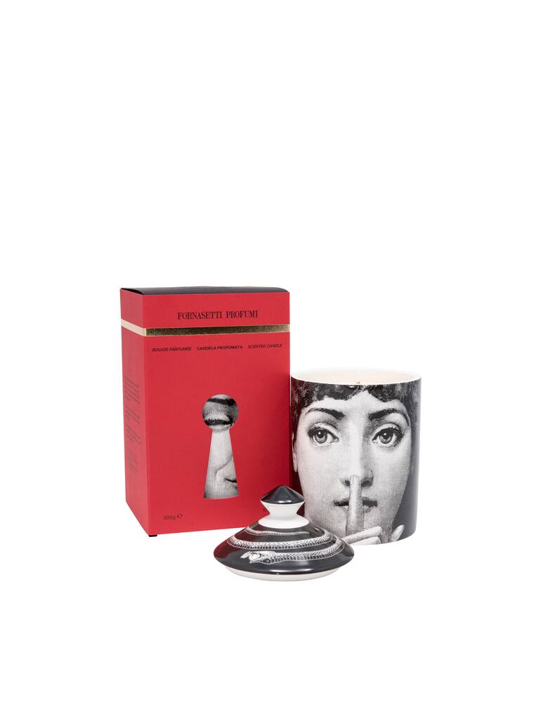 rinascente Fornasetti Silenzio candle 300g featuring Lina Cavalieri